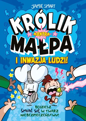Okładka: Królik kontra Małpa i inwazja ludzi! Tom 2
