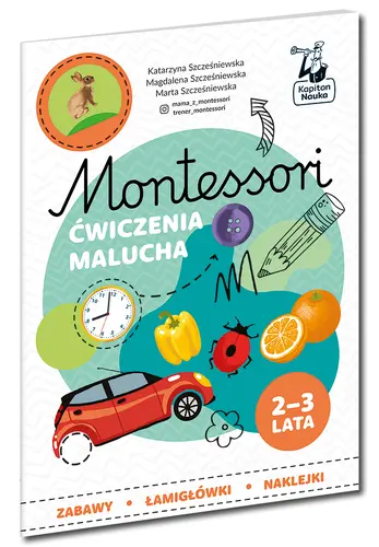 Okładka: Montessori. Zabawy malucha 2-3 lata