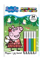 Okładka: Peppa Pig Numerkowe kolorowanki cz. 2 Peppa i jej świat