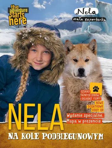 Okładka: Nela na kole podbiegunowym. Nowe wydanie z dodatkowymi kodami QR i mapą