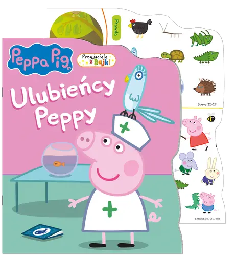 Okładka: Peppa Pig. Przyjaciele z bajki. Ulubieńcy Peppy.