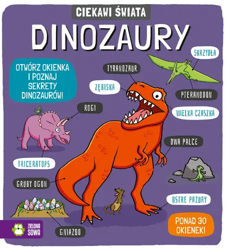 Okładka: Ciekawi świata. Dinozaury