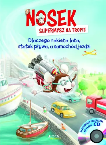 Okładka: Nosek, supermysz na tropie: