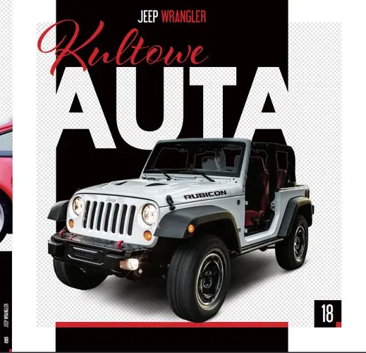 Okładka: Kultowe Auta cz. 18 Jeep Wrangler
