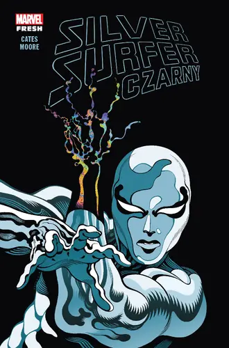 Okładka: Silver Surfer. Czarny
