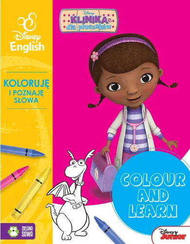 Okładka: Colour and learn! Dosia. Koloruję i poznaję słowa. Disney English