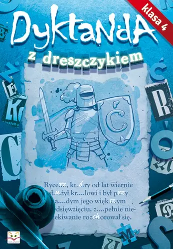 Okładka: Dyktanda z dreszczykiem - kl. 4