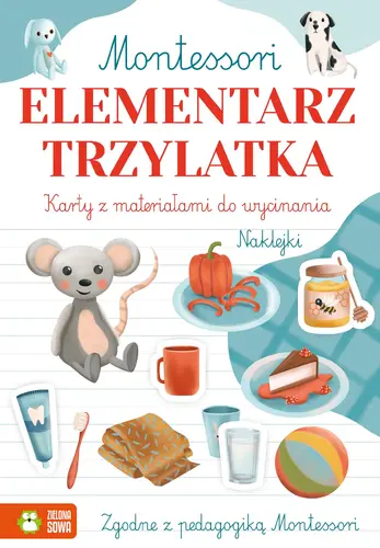 Okładka: Montessori. Elementarz trzylatka