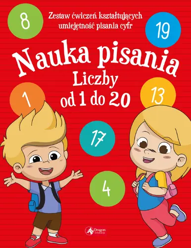 Okładka: Nauka pisania. Liczby od 1 do 20