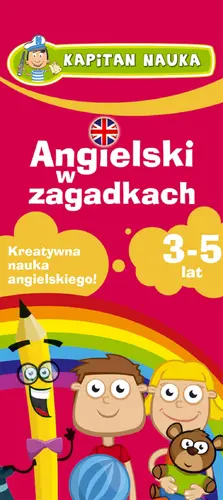 Okładka: Karty dla dzieci - Angielski w zagadkach 3-5 lat