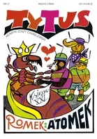 Okładka: Tytus, Romek i A'Tomek. Księga XXI.