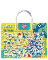 Okładka: Lubię Dinozaury. Kocham naklejać cz. 1 Świat dinków