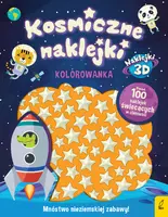 Okładka: Kosmiczne naklejki. Kolorowanka
