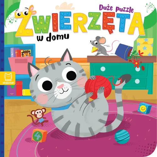 Okładka: Zwierzęta w domu. Duże puzzle