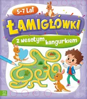 Okładka: Łamigłówki z wesołym kangurkiem 5-7 lat