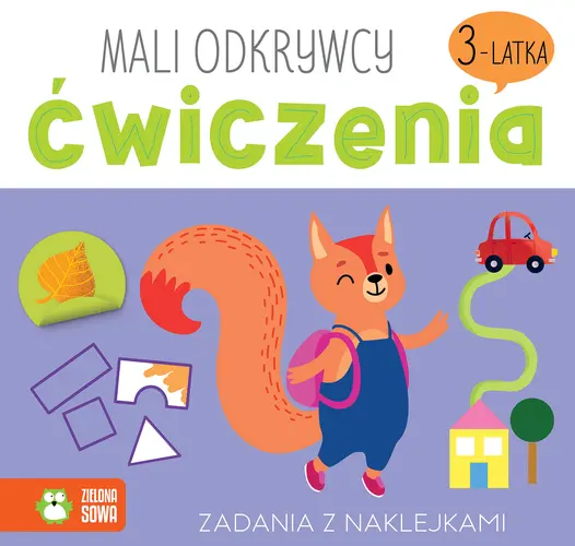 Okładka: Mali odkrywcy. Ćwiczenia 3-latka