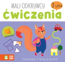 Okładka: Mali odkrywcy. Ćwiczenia 3-latka