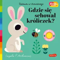 Okładka: Gdzie się schował króliczek? Akademia mądrego dziecka. Zabawa w chowanego