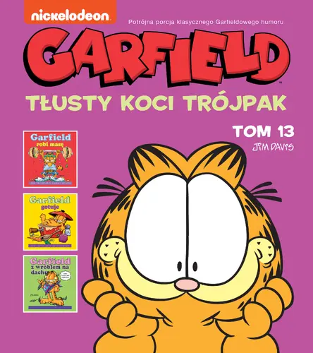 Okładka: Garfield. Tłusty koci trójpak. Tom 13