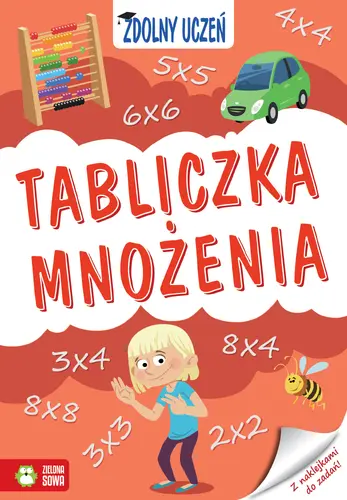 Okładka: Zdolny uczeń. Tabliczka mnożenia