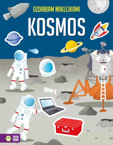 Okładka: Ozdabiam naklejkami. Kosmos