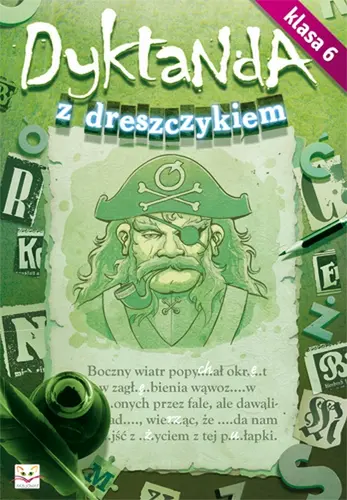 Okładka: Dyktanda z dreszczykiem - kl. 6