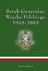 Okładka: Sztab Generalny Wojska Polskiego  1918-2003