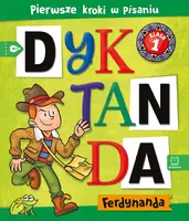 Okładka: Dyktanda Ferdynanda. Pierwsze kroki w pisaniu. Klasa 1