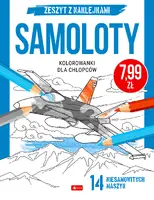 Okładka: Kolorowanki dla chłopców. Samoloty