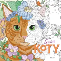 Okładka: Leniwe koty (kolorowanka)