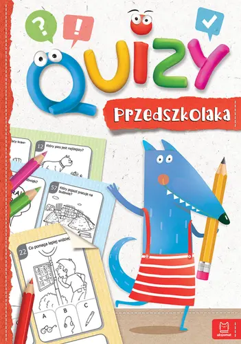 Okładka: Quizy przedszkolaka. Czerwone