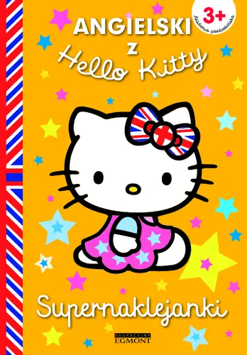 Okładka: Supernaklejanki 3+. Angielski z Hello Kitty.