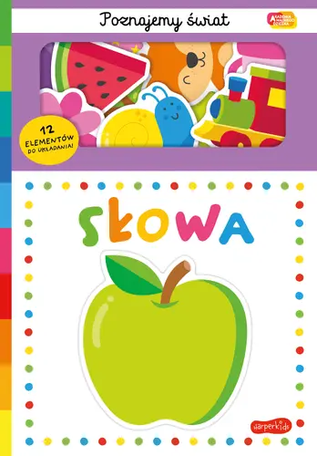 Okładka: Słowa. Akademia Mądrego Dziecka. Poznajemy świat