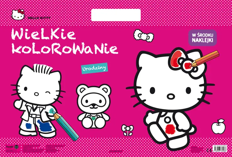 Okładka: Wielkie kolorowanie. Hello Kitty