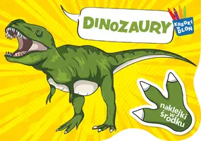 Okładka: Kredki w dłoń. Dinozaury