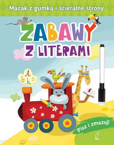 Okładka: Pisz i zmazuj. Zabawy z literami