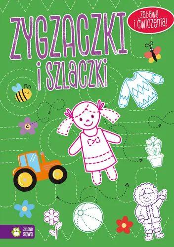 Okładka: Zygzaczki i szlaczki (zielone)