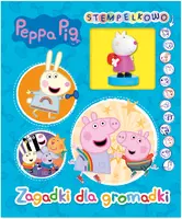 Okładka: Peppa Pig. Stempelkowo. Zagadki dla gromadki.