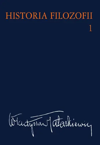 Okładka: Historia filozofii. Tom 1