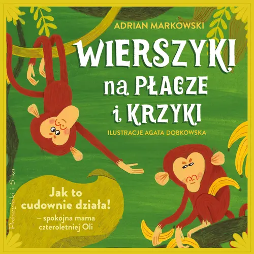 Okładka: Wierszyki na płacze i krzyki