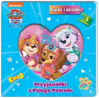 Okładka: Psi Patrol. Książka z puzzlami. Przyjaciółki z Psiego Patrolu