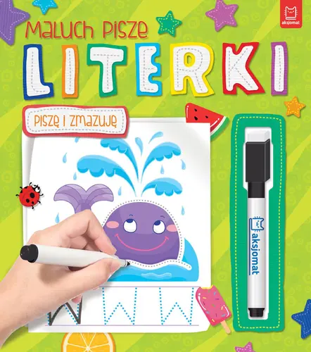 Okładka: Maluch pisze LITERKI. Piszę i zmazuję