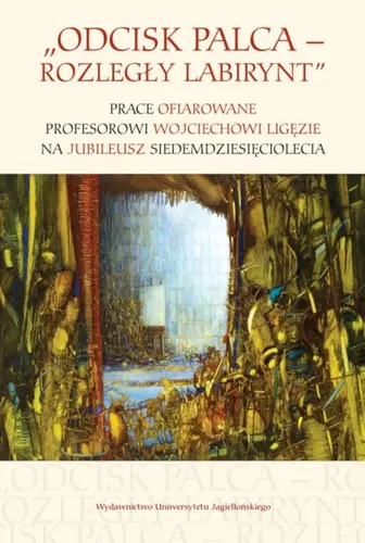 Okładka: „Odcisk palca – rozległy labirynt”