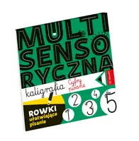 Okładka: Multisensoryczna kaligrafia. Cyfry pisane