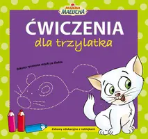 Okładka: Akademia Kota Filemona. Ćwiczenia dla trzylatkaĆwiczenia dla trzylatka