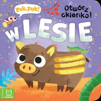 Okładka: Puk, puk! Otwórz okienko! W lesie