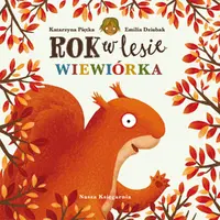 Okładka: Rok w lesie. Wiewiórka