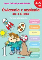Okładka: Ćwiczenia z myślenia dla 4-5-latka