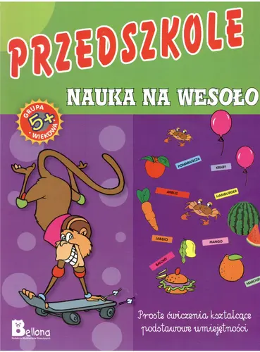 Okładka: Przedszkole. Nauka na wesoło
