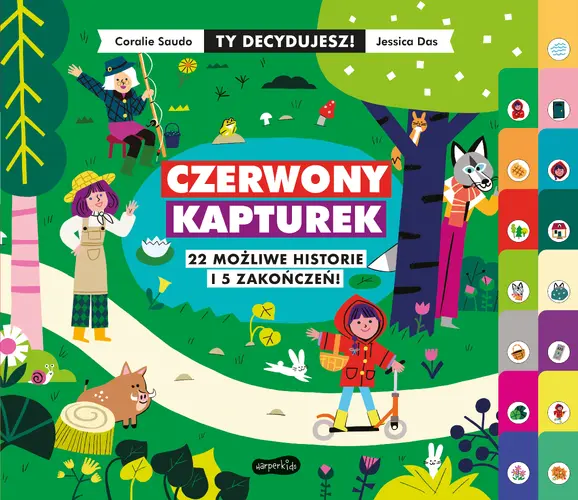 Okładka: Czerwony Kapturek. Ty decydujesz